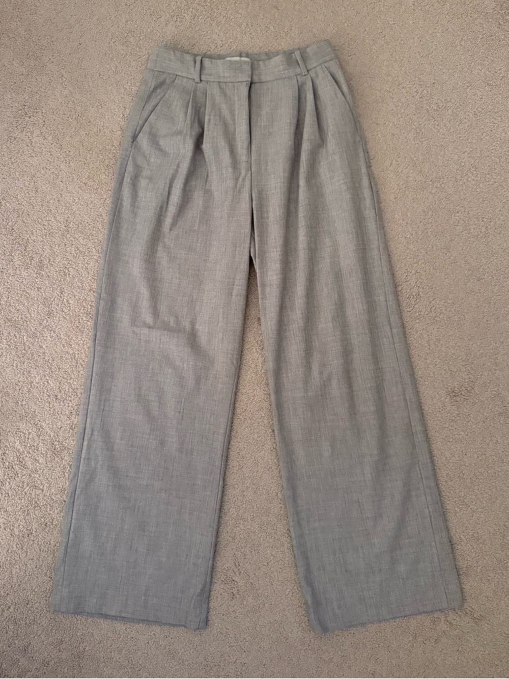 Abercrombie & Fitch Sloane Tailored Wide Leg Pants Gray Size 29